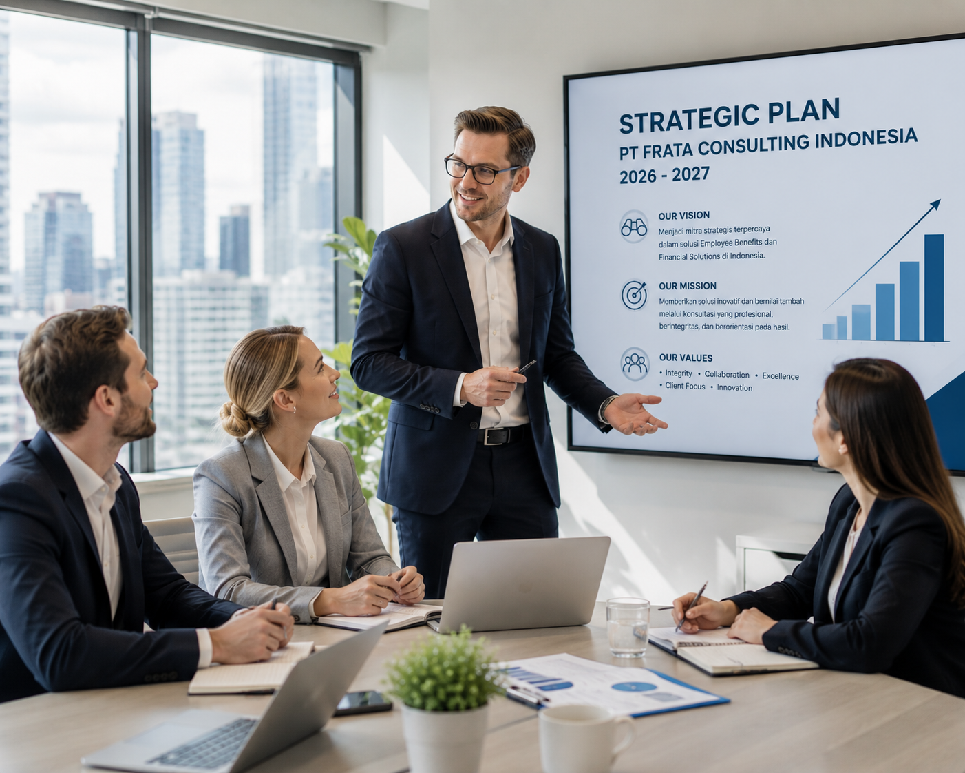 Diskusi strategi employee benefits FRATA